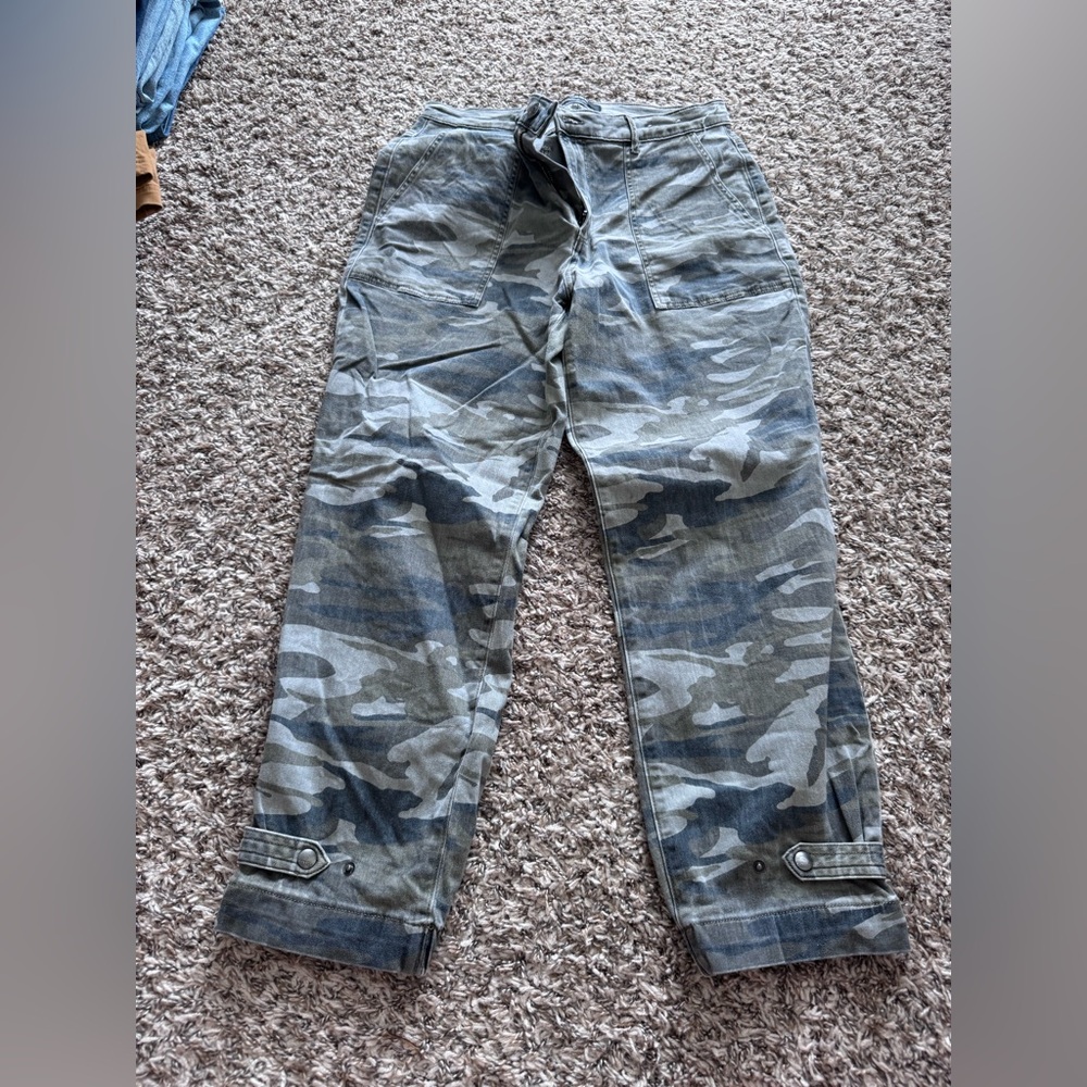 Express Gray Camouflage Pants